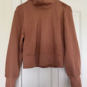 Abercrombie & Fitch Brown Turtleneck Sweatshirt